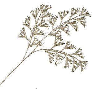 Set of Six Ocean Silver / Platinum 27 " Tall Seaweed Christmas Decorative Picks